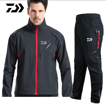 

2019 DAIWA Daiwa Fishing Clothing Sets Men Breathable Sport Camping Hiking Fishing Jackets And Pants Autumn Winter Clothes Coat