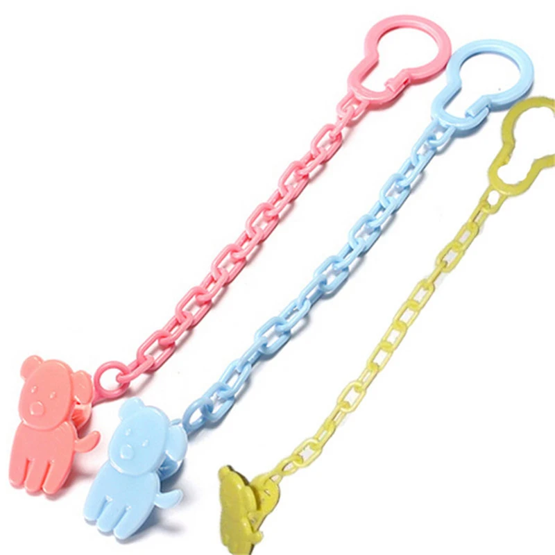 

New Baby Pacifier Clip Chain New Baby Boys Girls Pacifier Clips Newborn Dummy Pacifier Chain Clip Holder Baby Nipple Feeding