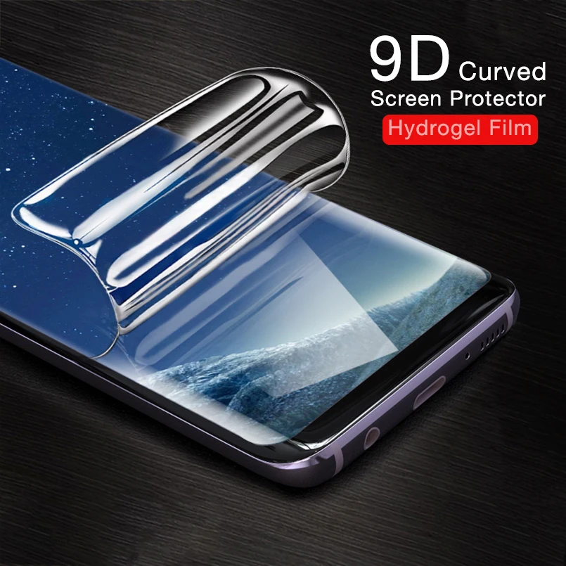 3D Screen Protector For Samsung Galaxy S10 S9 S8 S7 S6 Edge Plus Full Cover Soft Hydrogel Film Note 9 8 Not glass | Мобильные