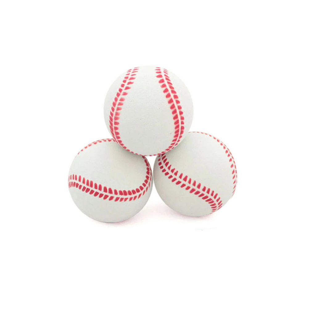 5 шт. 2,5 дюймов спортивный бейсбольный резиновый тренировочный мяч для начинающих спортивных тренировок