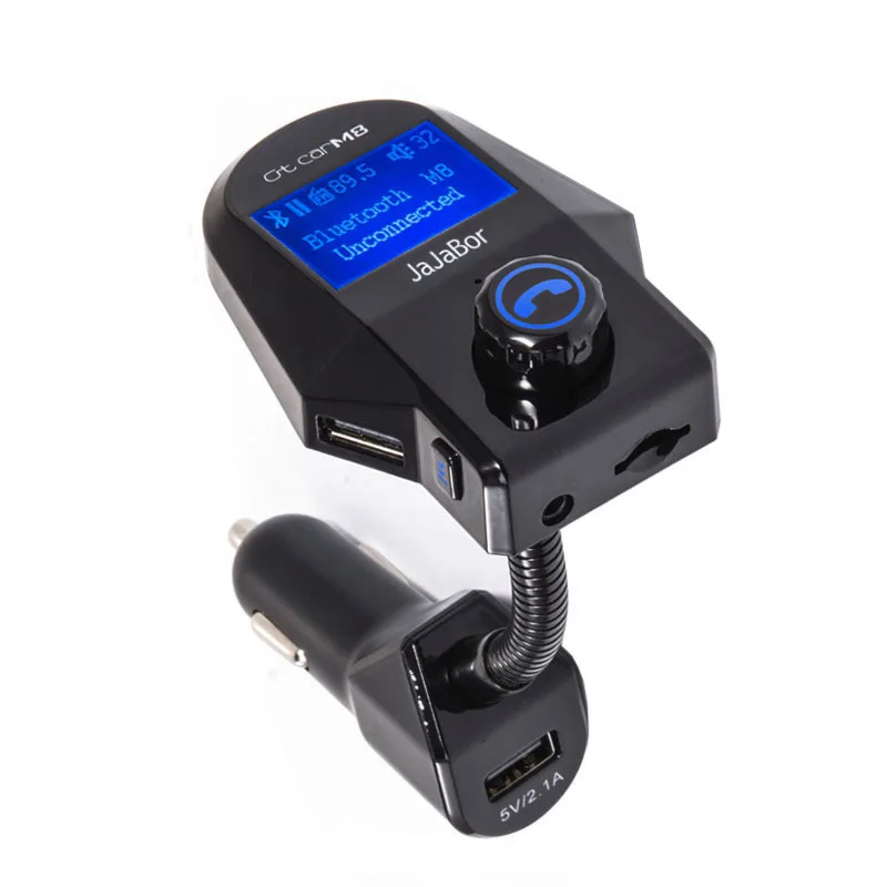 Bluetooth Car Kit Handsfree MP3 Audio Music Player 3.5mm AUX Receiver Music FM Transmitter Modulator 5V/3.1A Car Charger