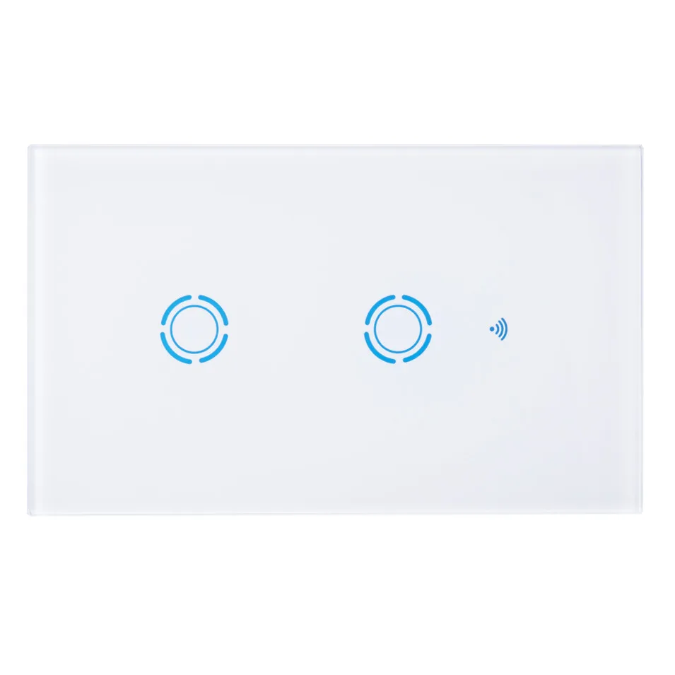 New Ewelink App US Type 1 gang wall light wifi switch, touch control panel, wifi remote control via smart phone, work with Alexa-4