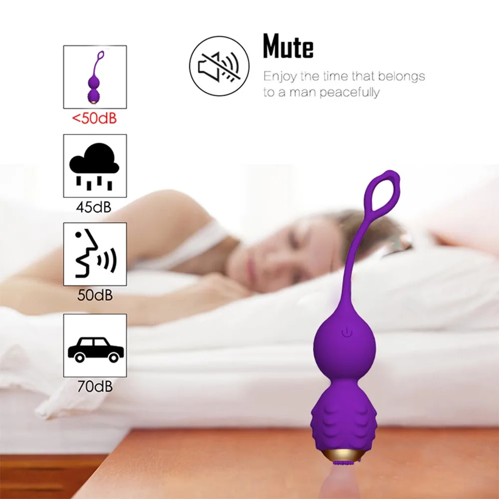Silicone Smart Ball Vibrator Kegel Ball Ben Wa Ball Vagina Tighten Exercises Vaginal Geisha Sex Balls For Adults Women Sex Toys