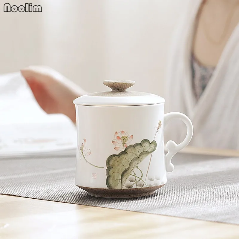 Noviko Tazza da caffè a forma di cuore con piattino per