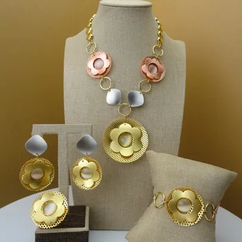 

Yuminglai African Jewellery Dubai Costume Jewelry Fashion Jewelry Sets for Women FHK5582