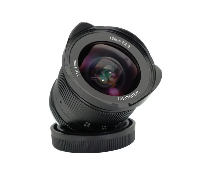 US $172.00 7artisans 12mm f28 Ultra Wide Angle Lens for Canon EOSM Fuji FX M43 Emount APSC Mirrorless Cameras A6500 A6300 XT2 Lens