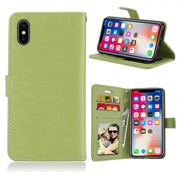 

100pcs/lot free shipping Book Style Stand PU Leather +TPU Wallet Case For iPhone X/For iPhone 8/For iPhone 8PLUS
