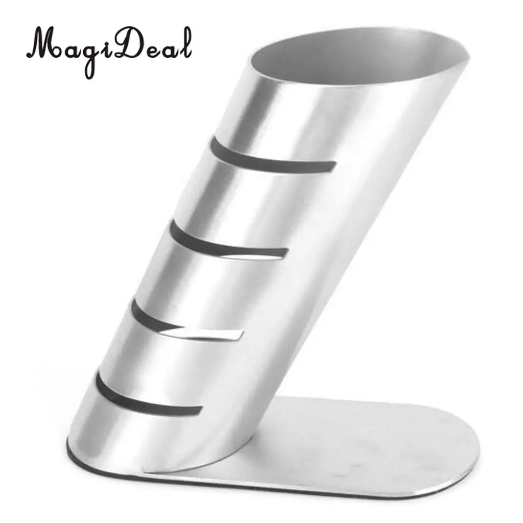 MagiDeal 4pcs/set Car Use Slice Coasters Hot Cold Drinks Cup Mat Stainless Steel - Round & Square,Anti Spills, Scratches, Damage