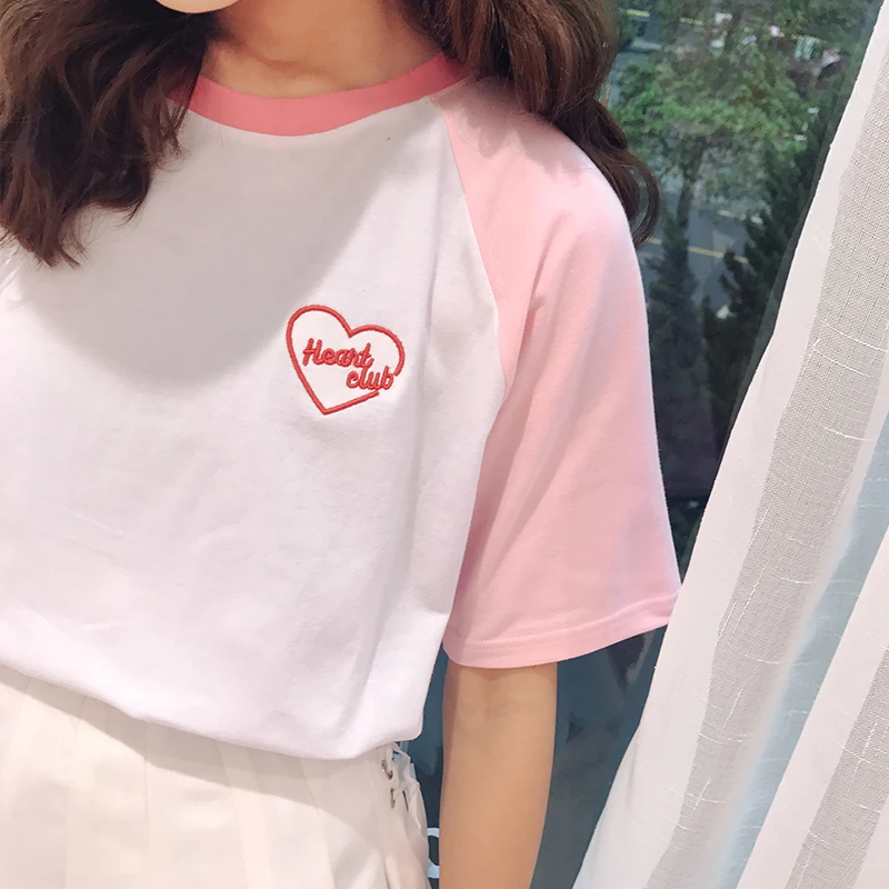 cute embroidered tees