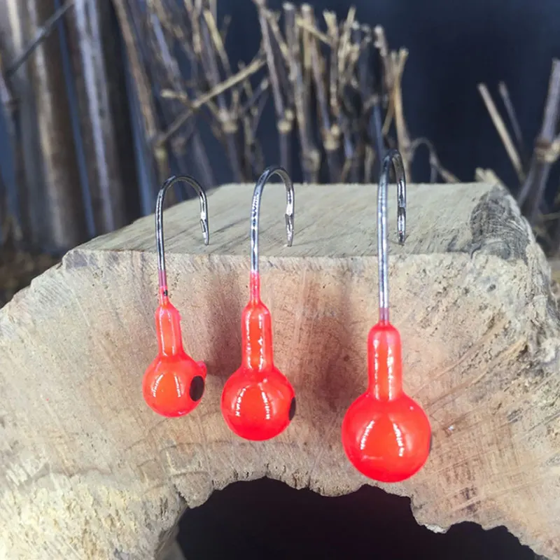 30 шт./компл. Lead Jig headautomatic свинцовый крючок. Набор рыболовных крючков h, свинцовые крючки, комбинированные свинцовые рыболовные крючки красного цвета с розничной коробкой