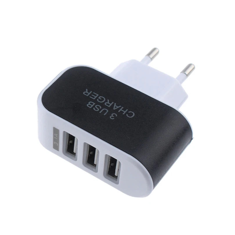

Universal USB Charge 5V 3.1A for Iphone 7 8 EU Plug Mobile Phone Charger Travel AC Charger Adapter for Samsug S9 S10 Huawei A30