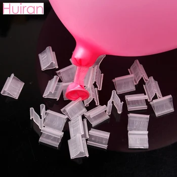 

HUIRAN 100pcs Plastic Balloon Clip Balloon Accessories Balloon Arch Wedding Balloon Decor Happy Birthday Party Supplies