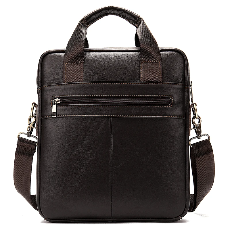 Мужские сумки WESTAL из натуральной кожи, вертикальная сумка, мужская сумка через плечо, деловая сумка для ноутбука, сумка через плечо для мужчин 8567