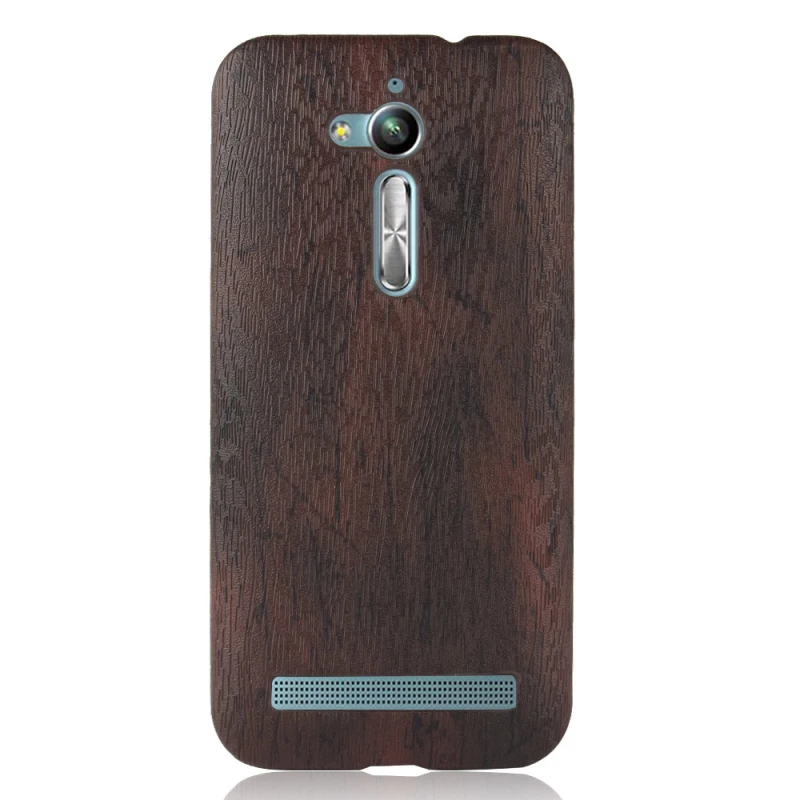 Asus Zenfone Go ZB500KL 5inch Wood grain PU leather +PC case_6