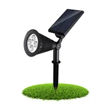 Светодиодный Солнечный светодиодный светильник уличный Солнечный светодиодный светильник для сада RGB белый теплый белый точечный светильник s светодиодный светильник для газона Солнечный настенный светильник
