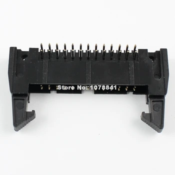

10Pcs Per Lot 2.54mm Pitch 26 Pin 2x13 Male Right Angle Ejector Header Connector Latch