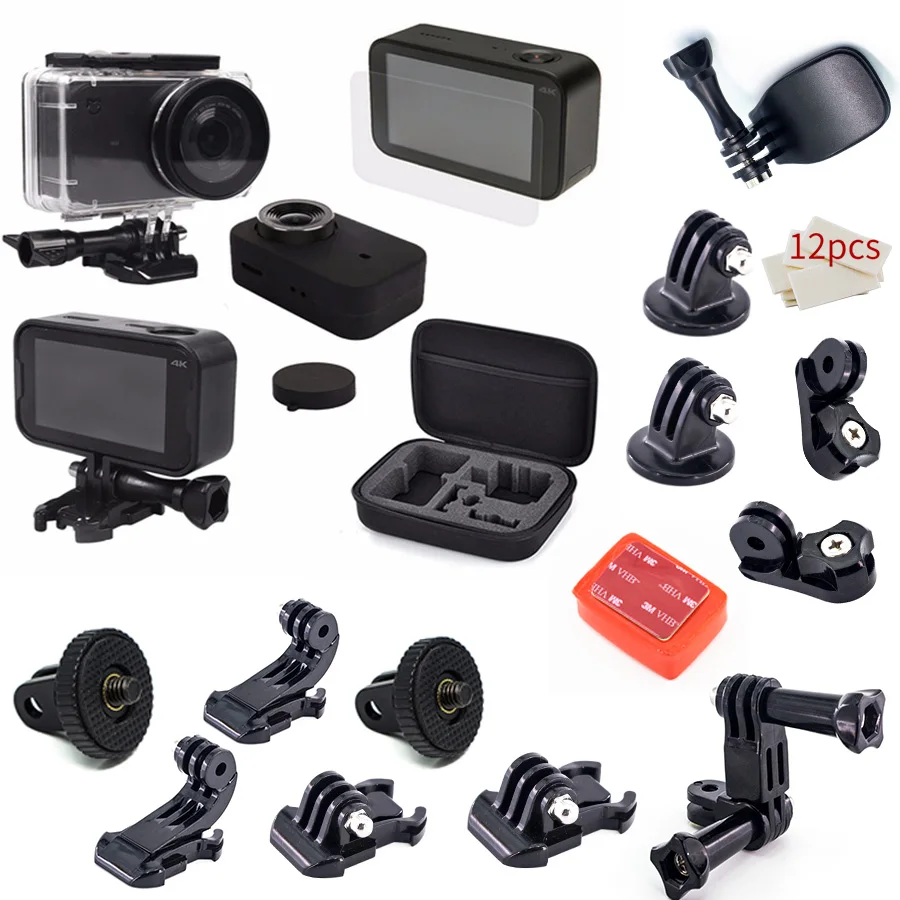 

Waterproof Housing Case Frame Shell Cover Skin Case Cover Lens Cap Protector Film for Xiaomi Mijia 4K Action Camera Accessories