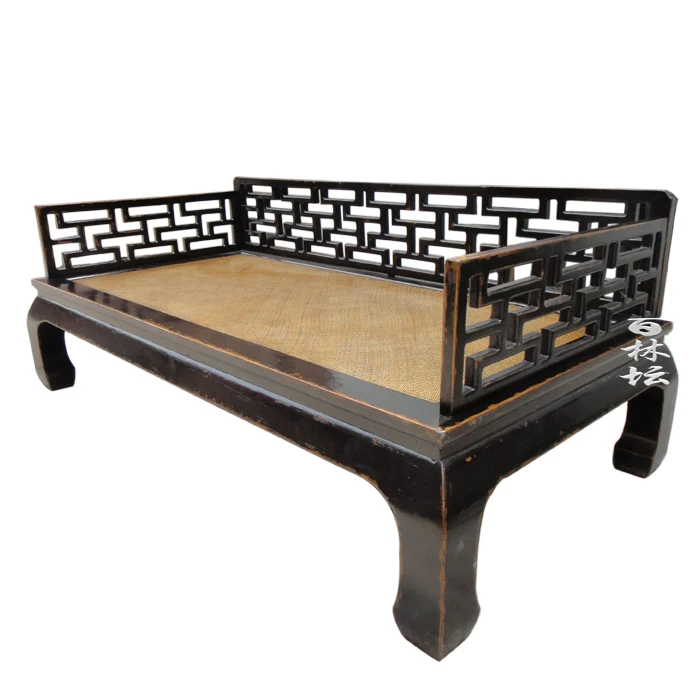 Beijing new classical solid wood bed with mat surface,Chinese style