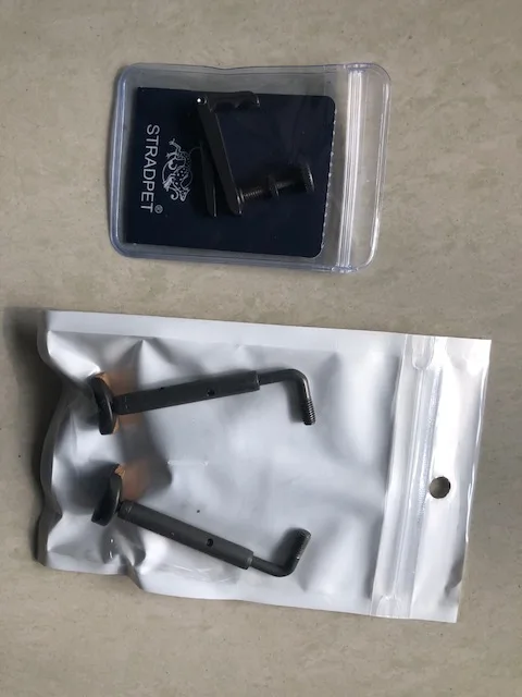 

Best quality viola fine tuner and chinrest clamp Titanium material viola parts