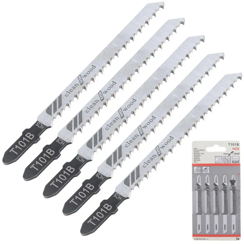 5pcs/lot T101B 100mm Durable High carbon Steel Reciprocating Saw Blades