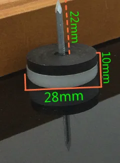 Furniture accessories Furniture PEG / table / chair / nail / nylon rubber pin 28mm