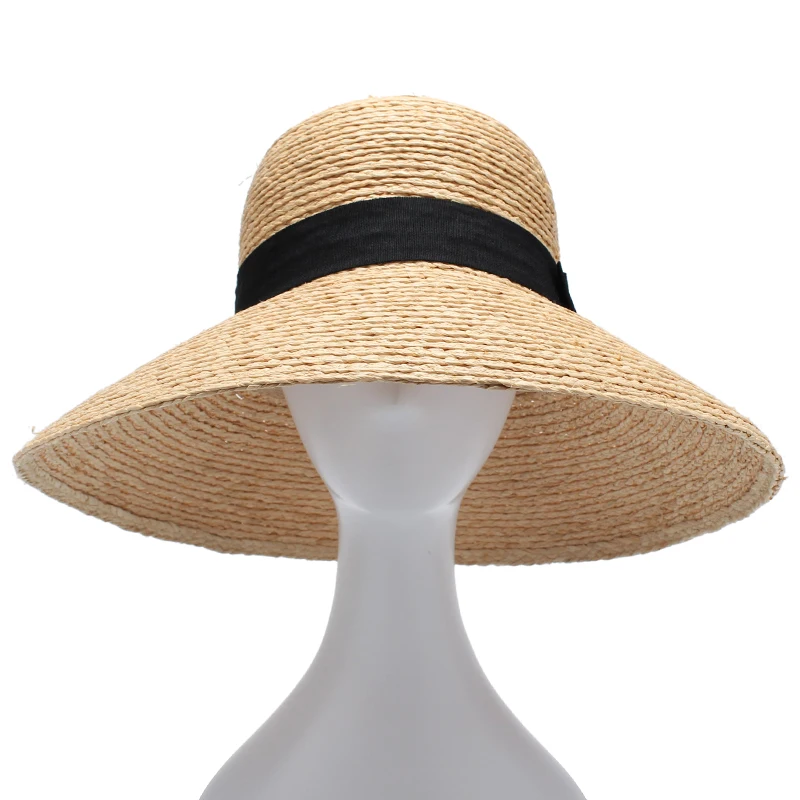 Sun Hats For Women Summer Straw Hat With Large Brim Ladies Elegant UV