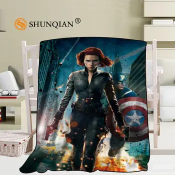 

Custom Black Widow Blanket Blending Fabric 56x80inch 50X60inch 40X50inch Sofa Bed Throw Blanket Kid Adult Warm Blanket