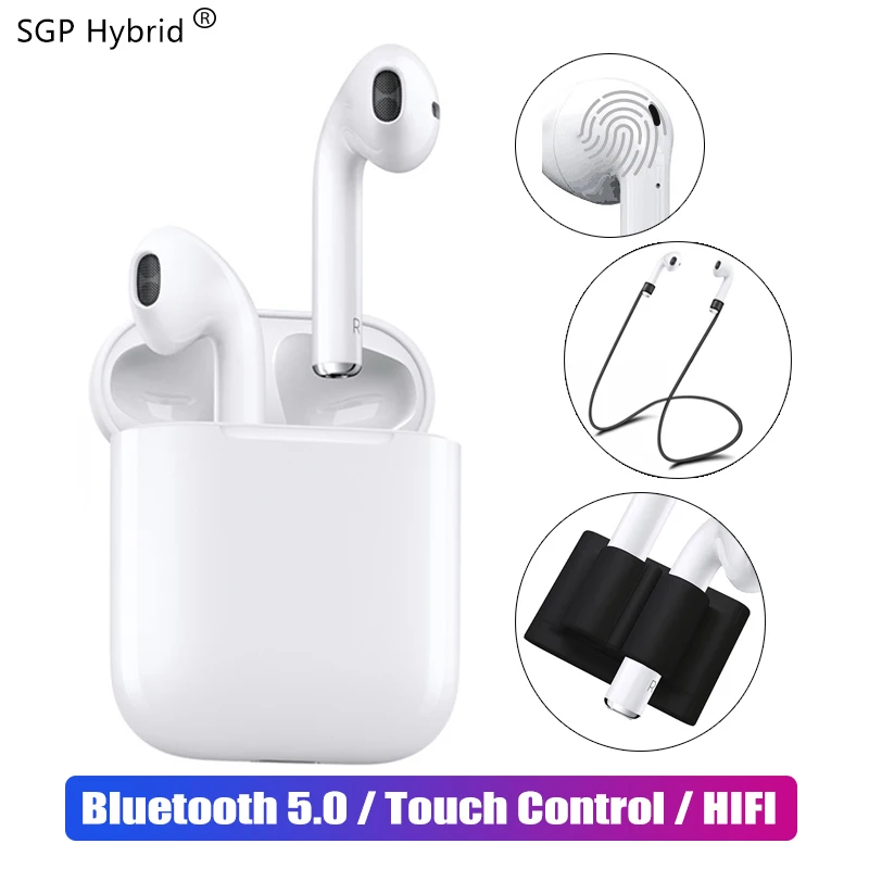

i12 TWS 2019 Mini True Bluetooth 5.0 Earphone Touch Control Wireless Earbuds i10 upgrade air pod 3D Stereo Headset charging case