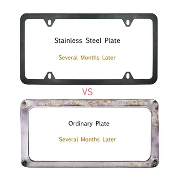 

High Quality Stainless Steel License Plate Frame Tag Holder For Auto Truck Vehicles Only For Canada