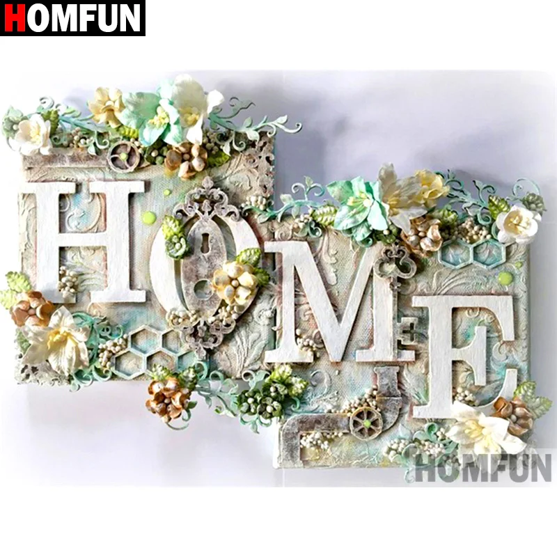 Набор для алмазной вышивки HOMFUN A19605 картина из квадратных/круглых страз 5D сделай