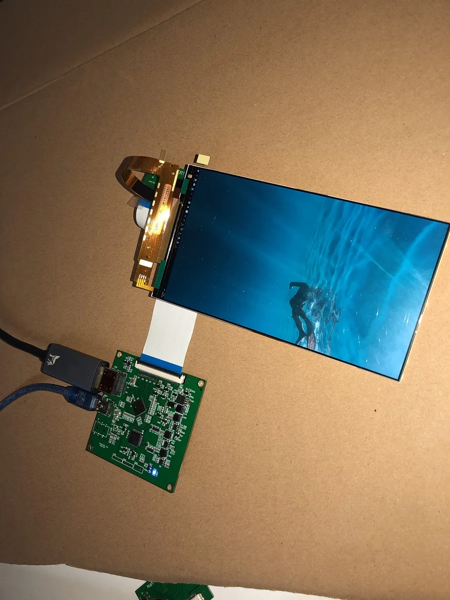 

New 6 Inch 2560*1440 2K LS060R1SX01 LCD Module Screen VR Virtual Reality DIY DLP Projector Kit SLA 3D Printer Monitor 1440P