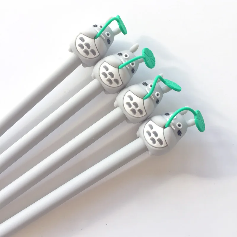 

1 pcs Lotus Leaf Totoro Gel Pen Signature Pen Escolar Papelaria School Office Supply Promotional Gift