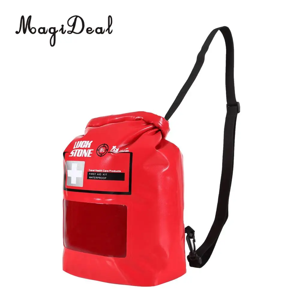 Large 8L Waterproof Empty First Aid Kit Bag Outdoor Camping Kayak Canoe Sailing Fishing Boating Floating Dry Sack