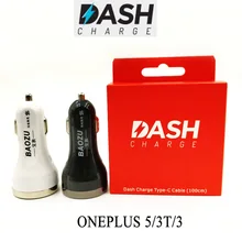 Oneplus Dash Car Charger One plus Smartphone Dash Charge Car charger &Original 100cm Dash Cable For One plus 5 3t 3