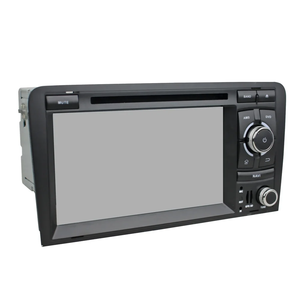 Excellent KLYDE 7" 2 Din Android 8.0 1024*600 Car DVD Player For Audi A3 (2006-2013) 8 Core Audio Stereo Radio Multimedia Player 1