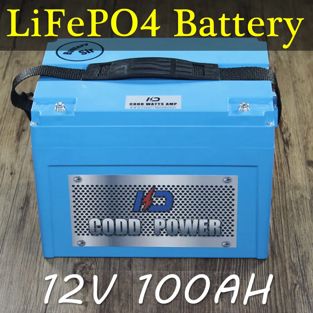 Сменный аккумулятор LiFePO4 12 8 в 100AH для В 800 Вт вытяжной стержень контроля огня