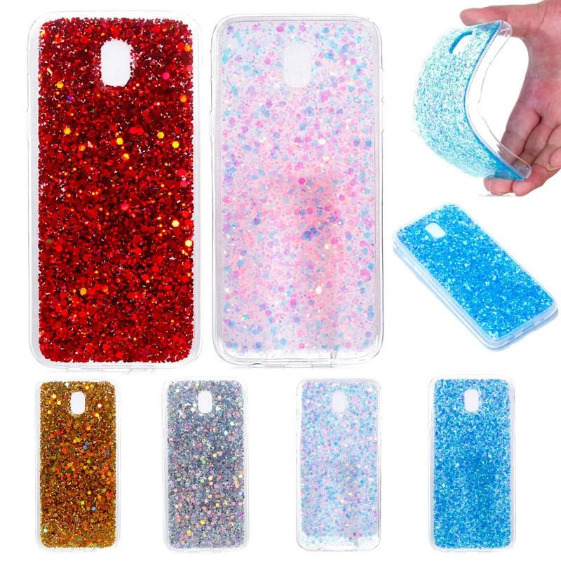 

For Samsung J5 2017 J530 Case Colored Shiny Glitter Silicon TPU Skin Soft Back Cover Phone Case for Samsung Galaxy J5 2017 J530F