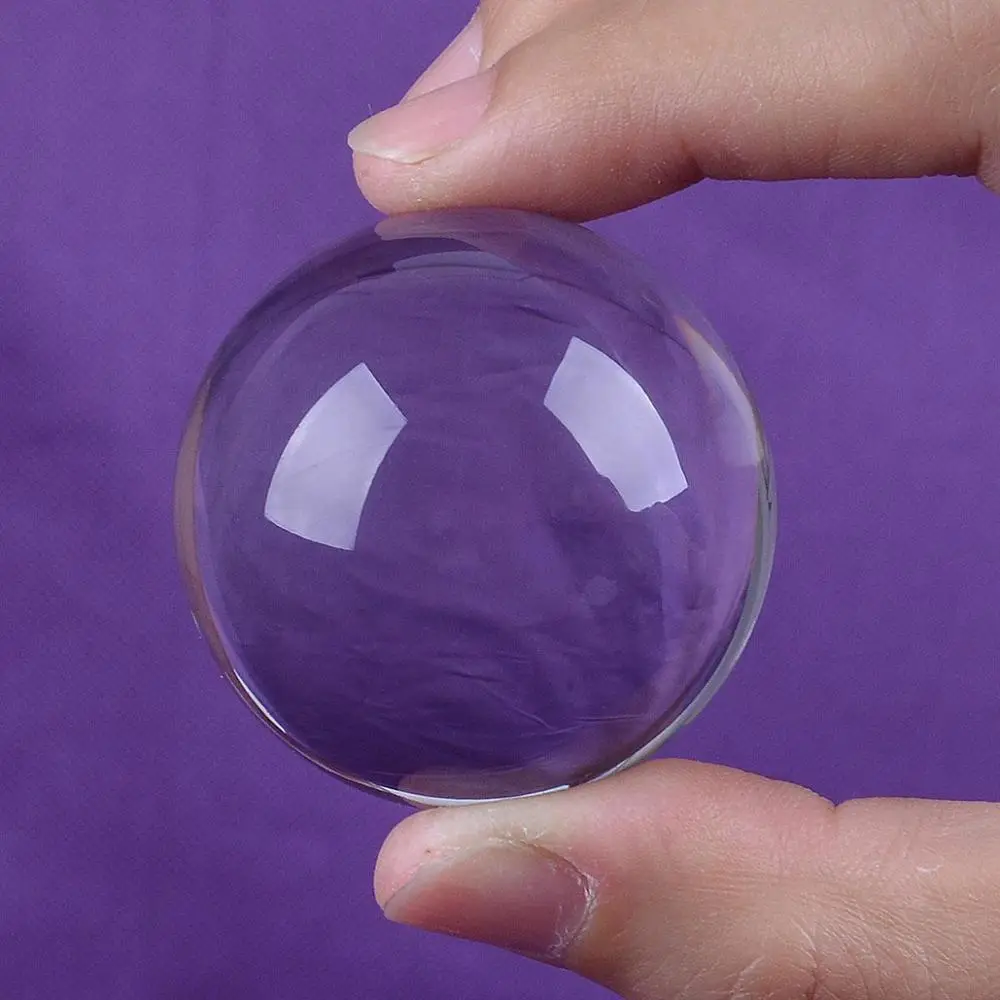 40 мм для фотосъемки хрустальный шар орнамент фэншуй Глобус гадание кварцевый стеклянный шар для дома офисный, Свадебный декор Сфера - Цвет: Прозрачный