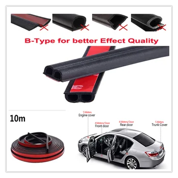 

CAR 10m Door Seal Strip Rubber sealing Strips for Lexus IS350 GS430 RX400h RX330 IS250 ES330 LF-A IS-F LF-Xh UX RC ES