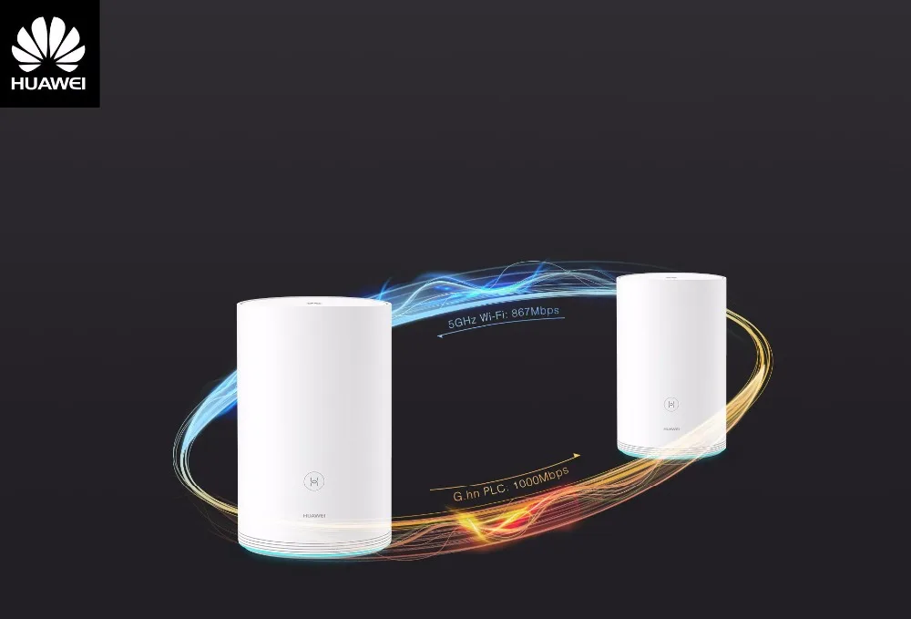 

New Arrival High-end HUAWEI Wifi Q2 Pro Routers Dual Band Gigabit Wireless with two parent-child routers Elegant Design