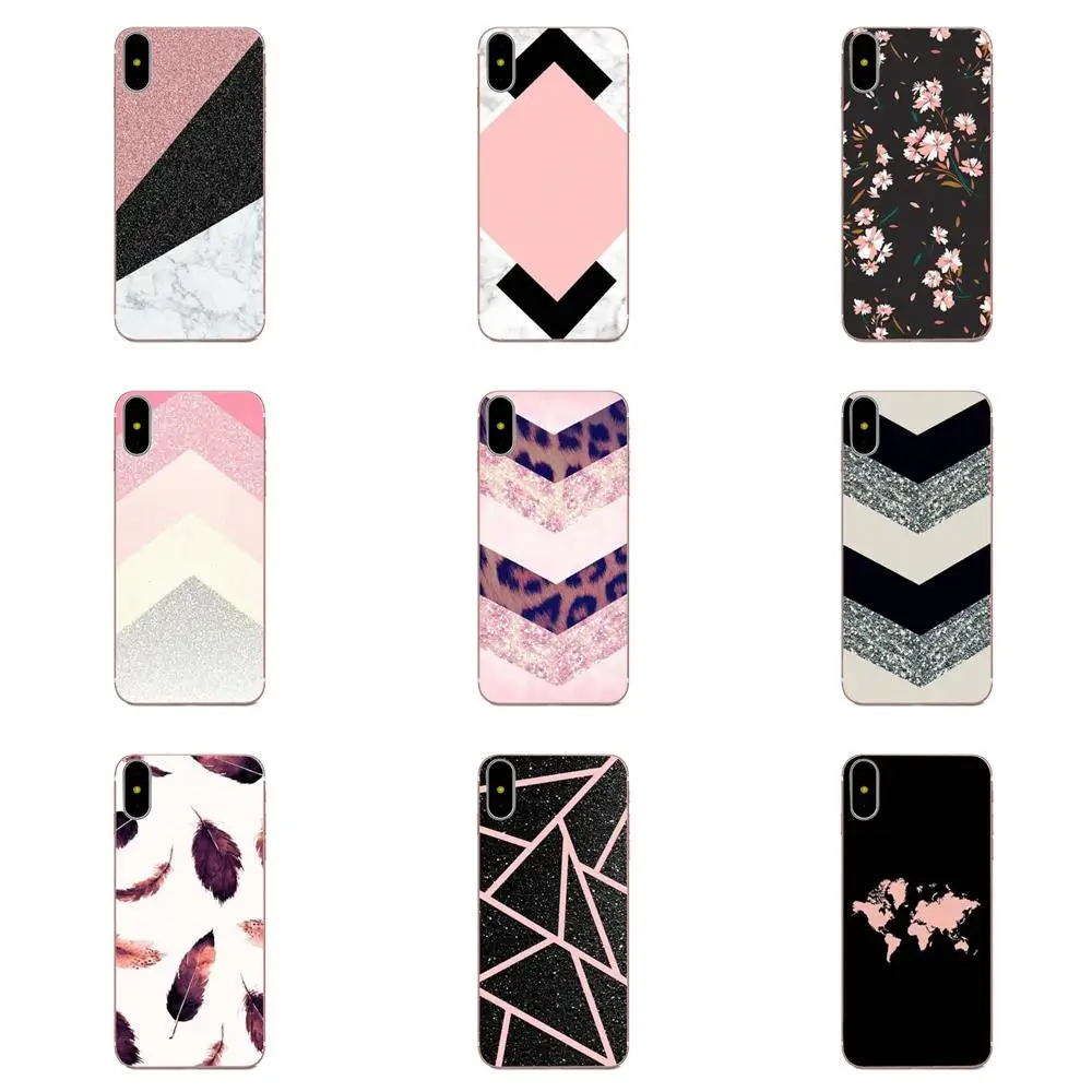 For Galaxy A3 A5 A7 On5 On7 2015 2016 2017 Grand Alpha G850 Core2 Prime S2 I9082 Soft TPU Custom Design Lines Of Marble | Мобильные