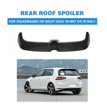 Задний спойлер на крышу для Volkswagen VW Golf 7 VII MK7 GTI/R- FRP черный Задний козырек окна