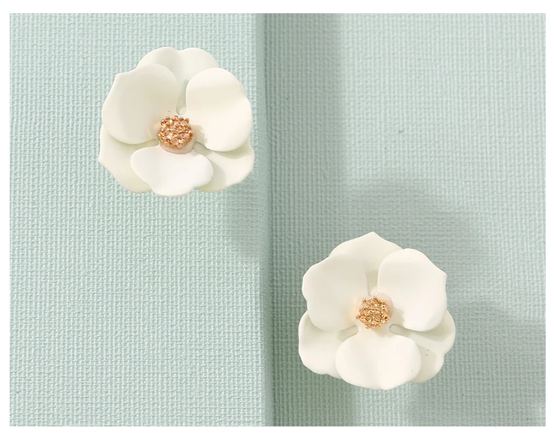 Badu цветочные милые сережки-шпильки Цветочные женские шпильки Стразы корейские ювелирные изделия богемные ювелирные изделия подарок для девушки
