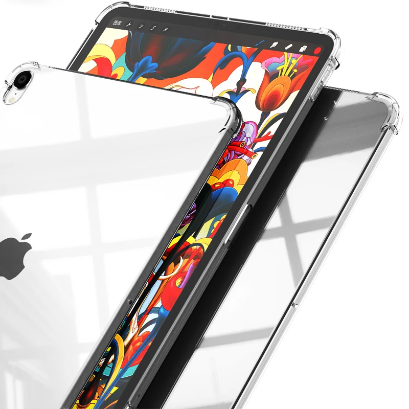 

Tablet PC Case For iPad Pro 12.9 inch 2018/2017 Airbag Anti-knock Drop Resistant Back Cover Case For iPad Pro 11 inch Coque Capa