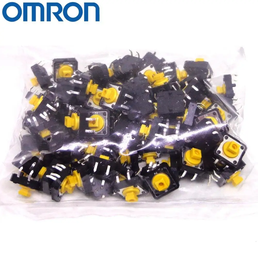 OMRON Тактильные переключатель 100 шт. B3F-4000 B3F-4050 B3F-4055 B3F-4005 B3F-5000 абсолютно и