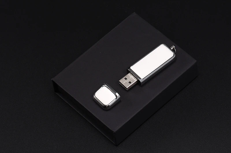 JASTE Высокое качество кожаный usb с коробкой usb 2,0 флеш-накопитель