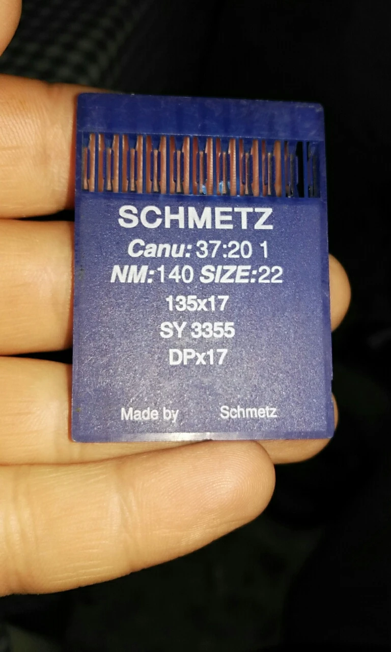 DHX1 24X1 Schmetz Industrial Sewing Machine Needles Canu:02:65 SES NM:110  SIZE:18 - AliExpress