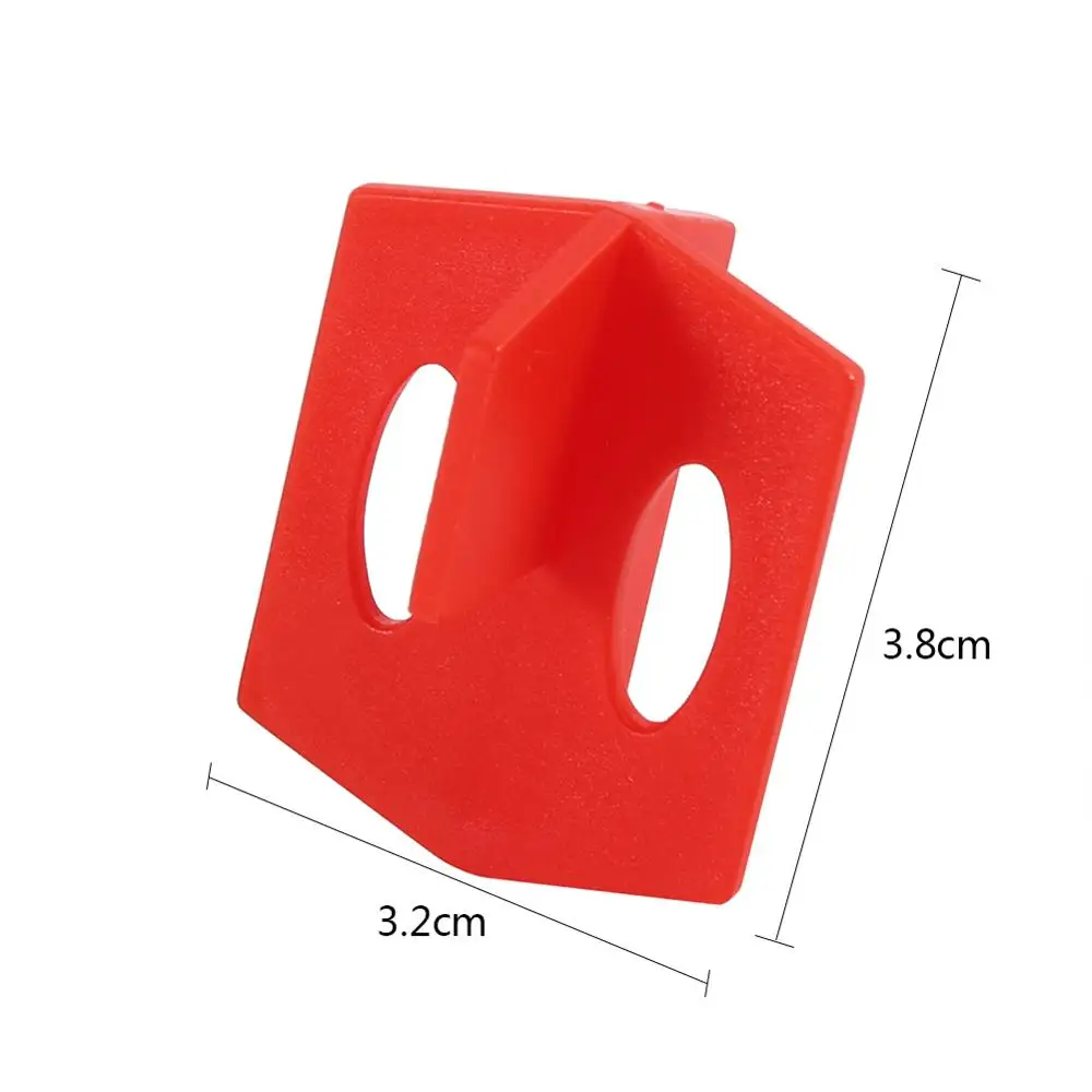 

50Pcs/Set 1/16'' Tile Leveling System Red 3 Side Spacer Cross And T Shape Ceramic Floor Wall Tools