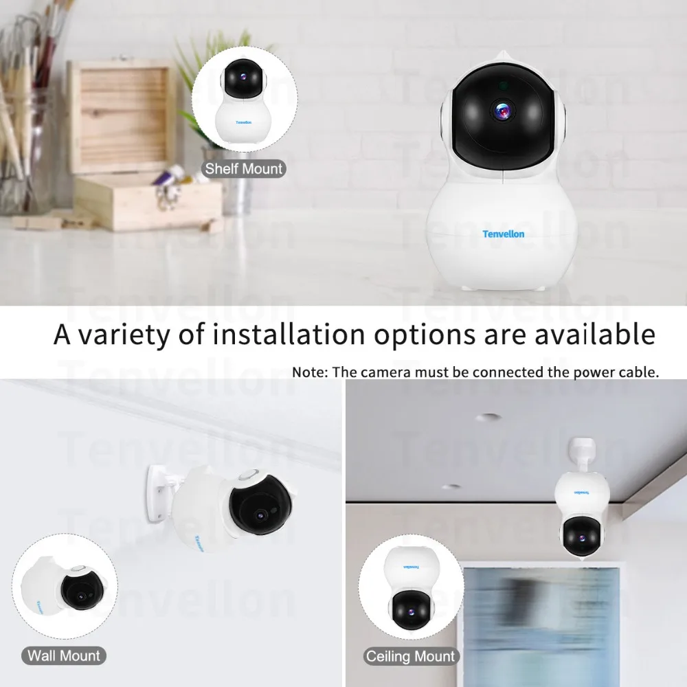 V380 ip-камера 1080 P WiFi камера для домашнего видеонаблюдения ip-камера s CCTV ночного видения Видео Детский Монитор camara wifi