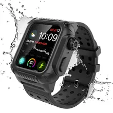 Чехол для Apple iWatch Series 5, 40 мм, для повседневной жизни, водонепроницаемый противоударный чехол для часов с ремешком для часов iWatch 5, 44 мм, корпус